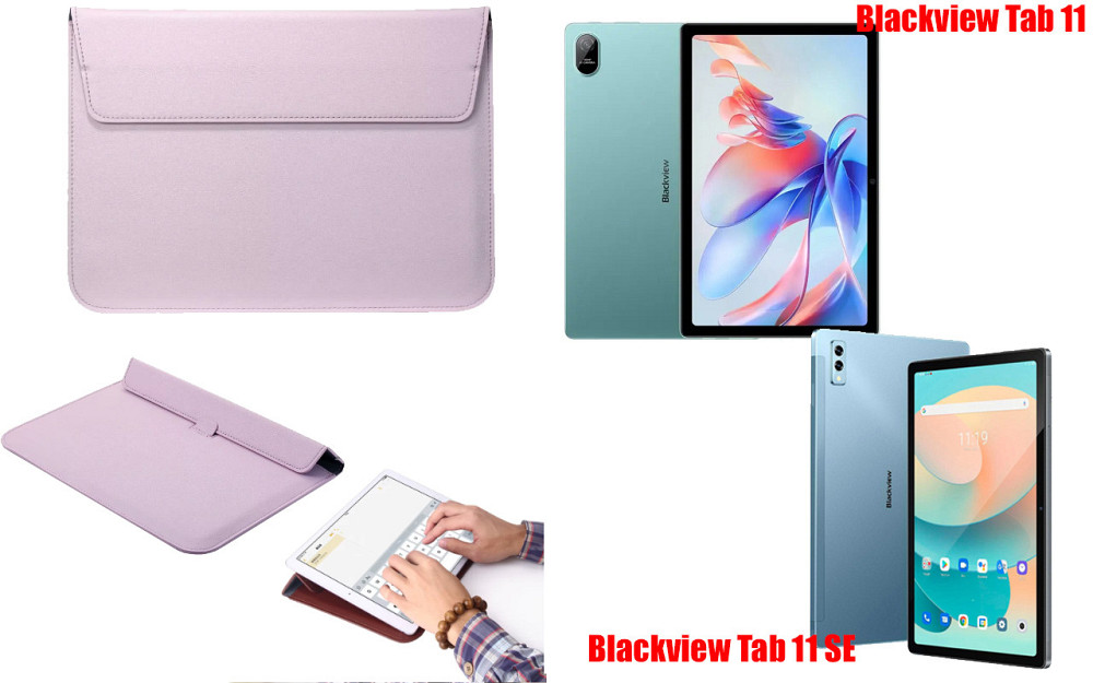 Чохол-конверт VitoCase для Blackview Tab 11, Tab 11 SE, з функцією підставки для планшета Фіолетовий Київ - фото 1