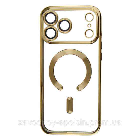 IPhone 17 Pro Max Чехол магнитный Защита камеры (золотой) Одесса