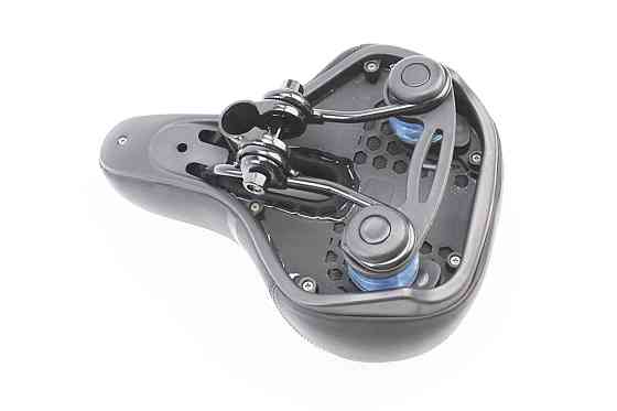 Сидіння ХВЗ 270x185мм з гелевими вставками, чорне Київ