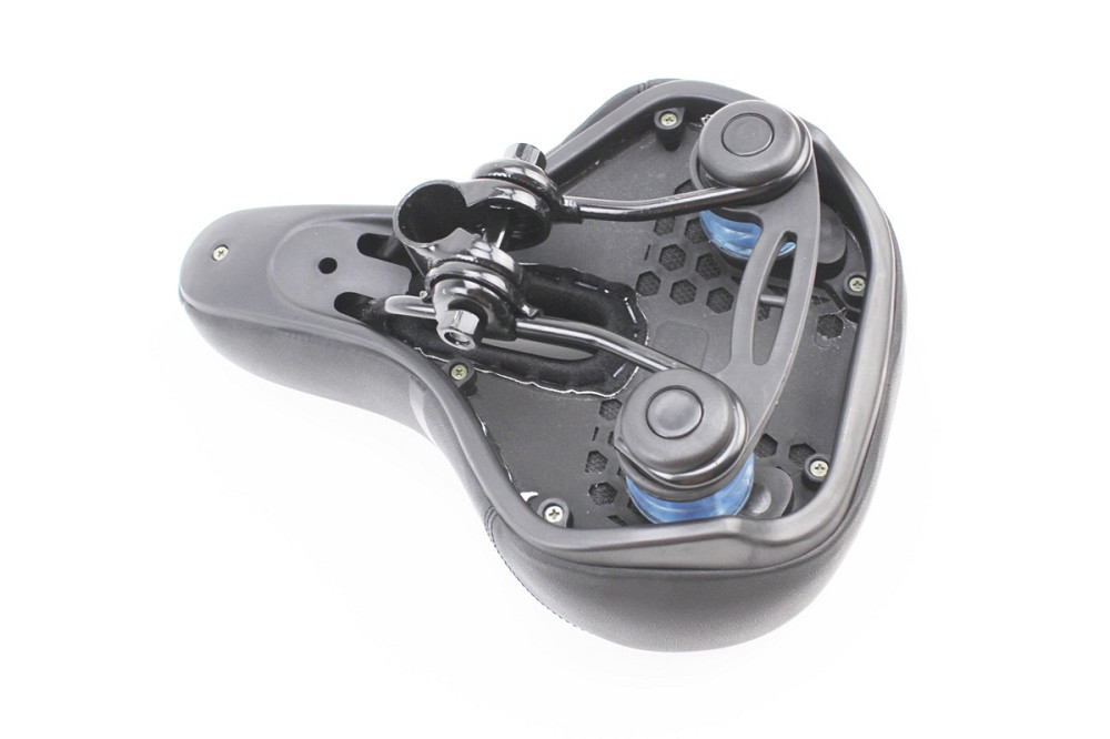 Сидіння ХВЗ 270x185мм з гелевими вставками, чорне Київ - фото 2