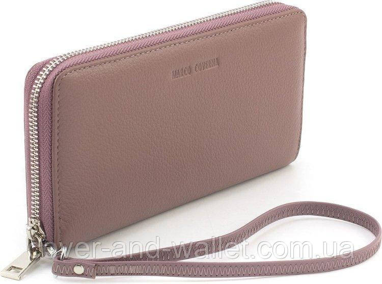 Женский кожаный кошелек на молнии свет розовый Marco Coverna MC 7003-6 Киев - изображение 11