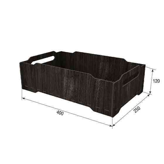 Коробка EKOSTAR з фанери 400x250x120 венге Київ