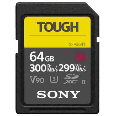 Карта памяти Sony 64GB SDXC class 10 UHS-II U3 V90 Tough (SF64TG) Винница