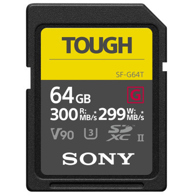 Карта пам'яті Sony 64GB SDXC class 10 UHS-II U3 V90 Tough (SF64TG) Вінниця - фото 1
