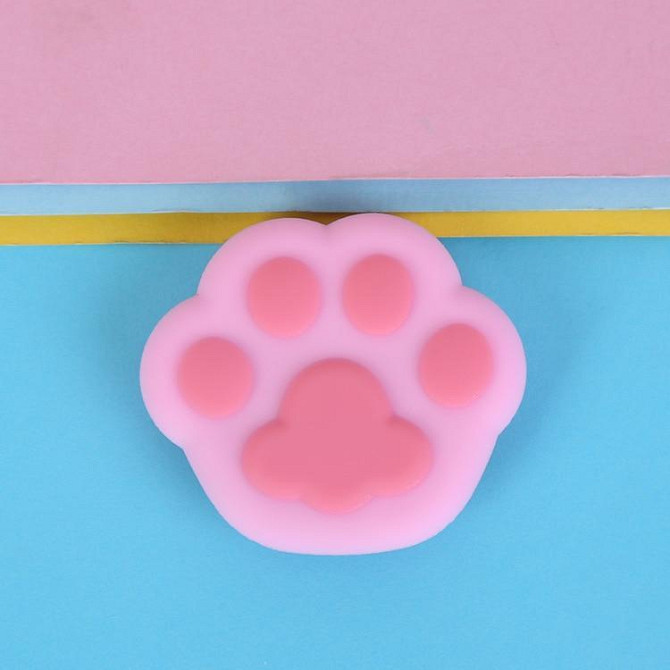 Попсокет PopSocket 3D ZucZug тримач для телефону (Серія лапки, Рожева) Миколаїв - фото 1