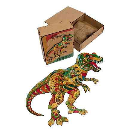 Фигурный деревянный пазл A3 