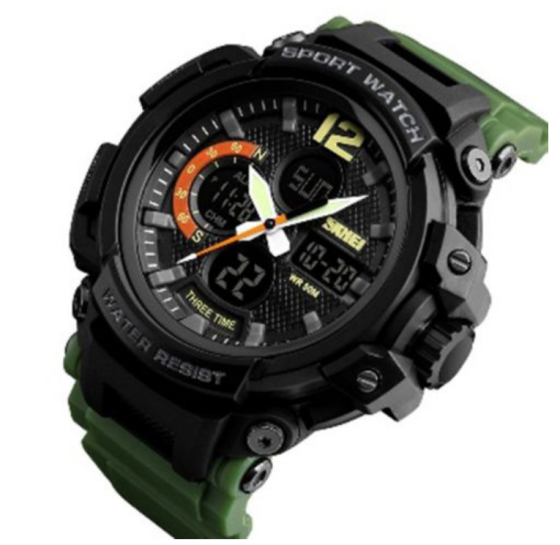Часы наручные SKMEI 1343AG, ARMY GREEN, 9744 Днепр