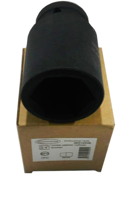 Головка ударная глубокая 36мм (6гр),3/4