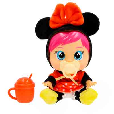Лялька IMC Cry babies Любов і турбота Дісней Плакса Мінні з аксесуарами 26 см (927384) Вінниця