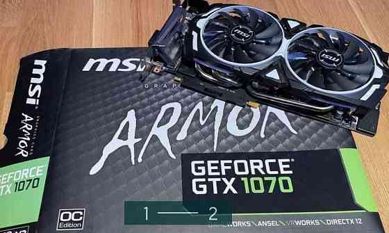 Видеокарта msi geforce gtx 1070 armor 8gb oc Киев