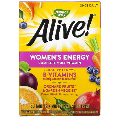 Мультивітамін Nature's Way Мультивітамінний комплекс Для Жінок Alive! Women's Energy Complet (NWY-13663) Вінниця - фото 1