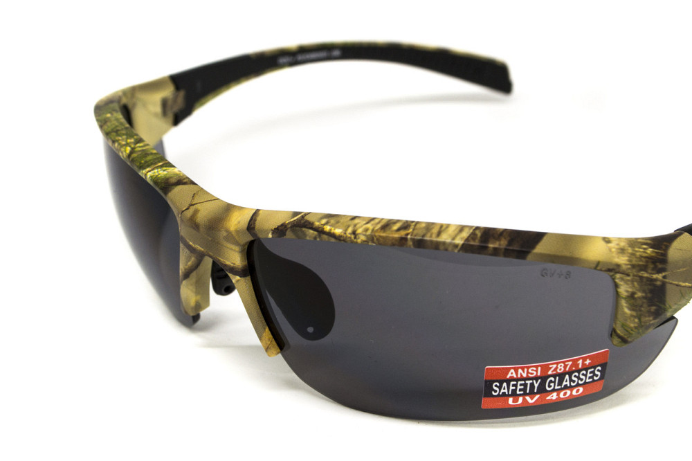 Окуляри захисні Global Vision Hercules-7 Forest Camo (gray), сірі в камуфльованій оправі Запоріжжя - фото 7