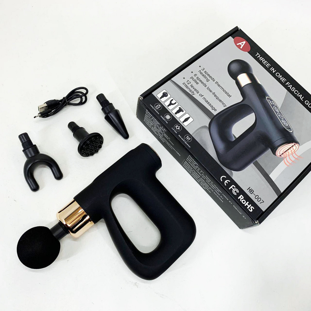 Портативний масажер для тіла, Ударний вібромасажер для тіла, Портативний перкусійний масажер ZK-82 Львів - фото 4