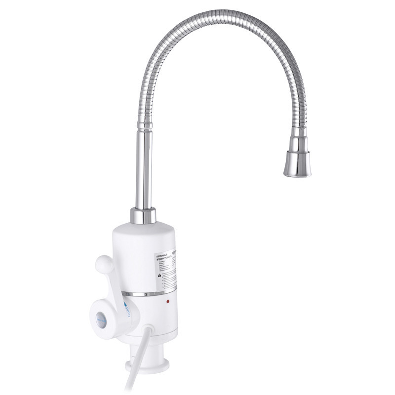 Проточный водонагреватель Zerix ELW06-EF с индикатором температуры чудо-кран 3,6 кВт с гибким гусаком (ZX3072) Черновцы - изображение 2