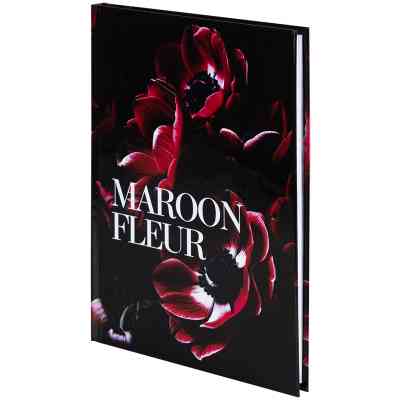Книга записная Axent Maroon fleur А5, 96 листов, клетка, твердая обложка (8459-1-A) Винница