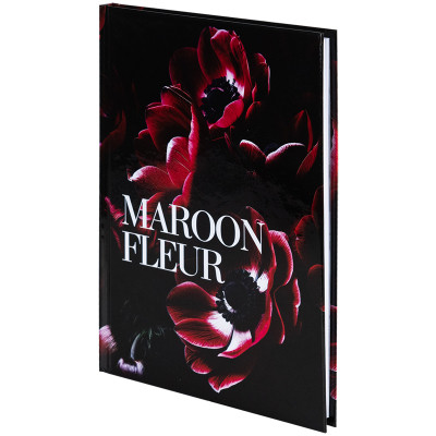 Книга записная Axent Maroon fleur А5, 96 листов, клетка, твердая обложка (8459-1-A) Винница - изображение 2