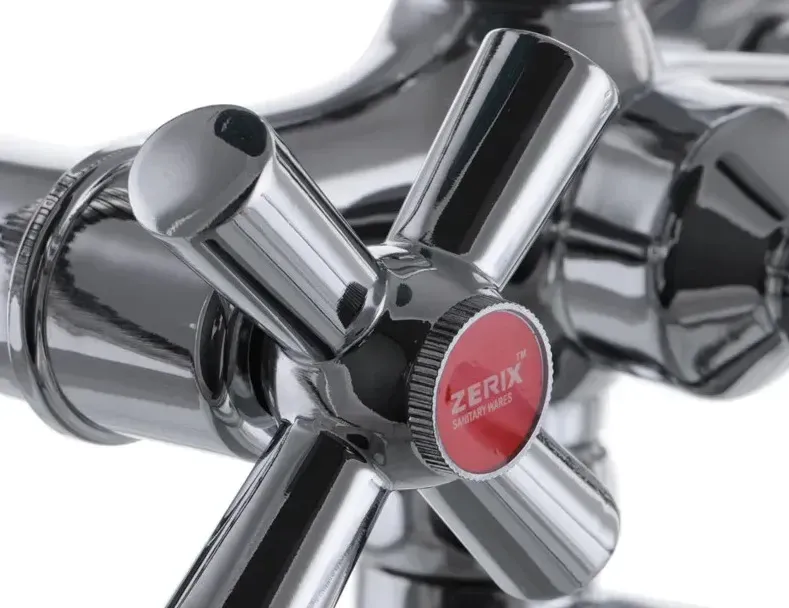 Змішувач для ванної універсальний Zerix DFR-A 722 двовентильний напівоборотний (ZX0013) Чернівці - фото 3