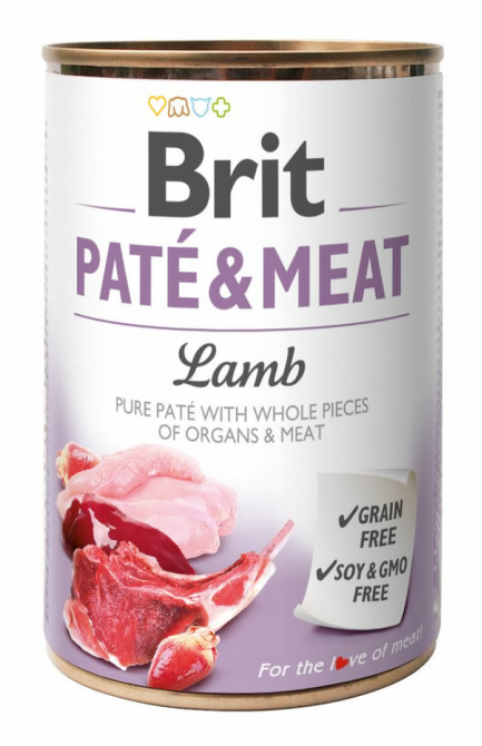 Влажный корм Брит Brit Care Paté & Meat Dog Lamb для собак с ягненком 400 г Винница - изображение 1