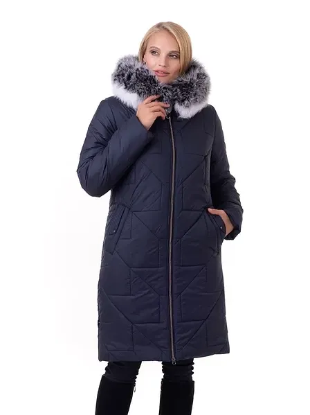 Жіноча зимова куртка пуховик із капюшоном чорного кольору. Київ - фото 9