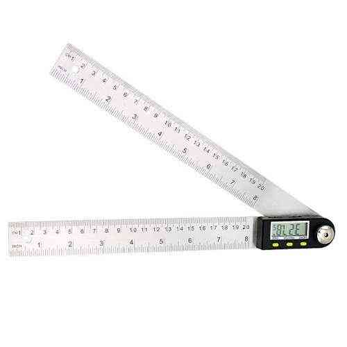 Складана лінійка для вимірювання кутів (кутомір електронний) 200 мм PROTESTER 5422-200 Одеса