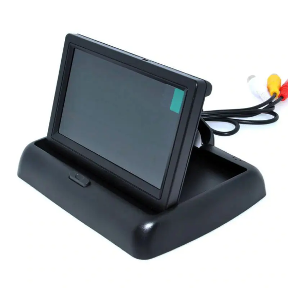 Автомобильный дисплей DS-4k экран 4.3'' с камерой заднего вида (Черный) Винница