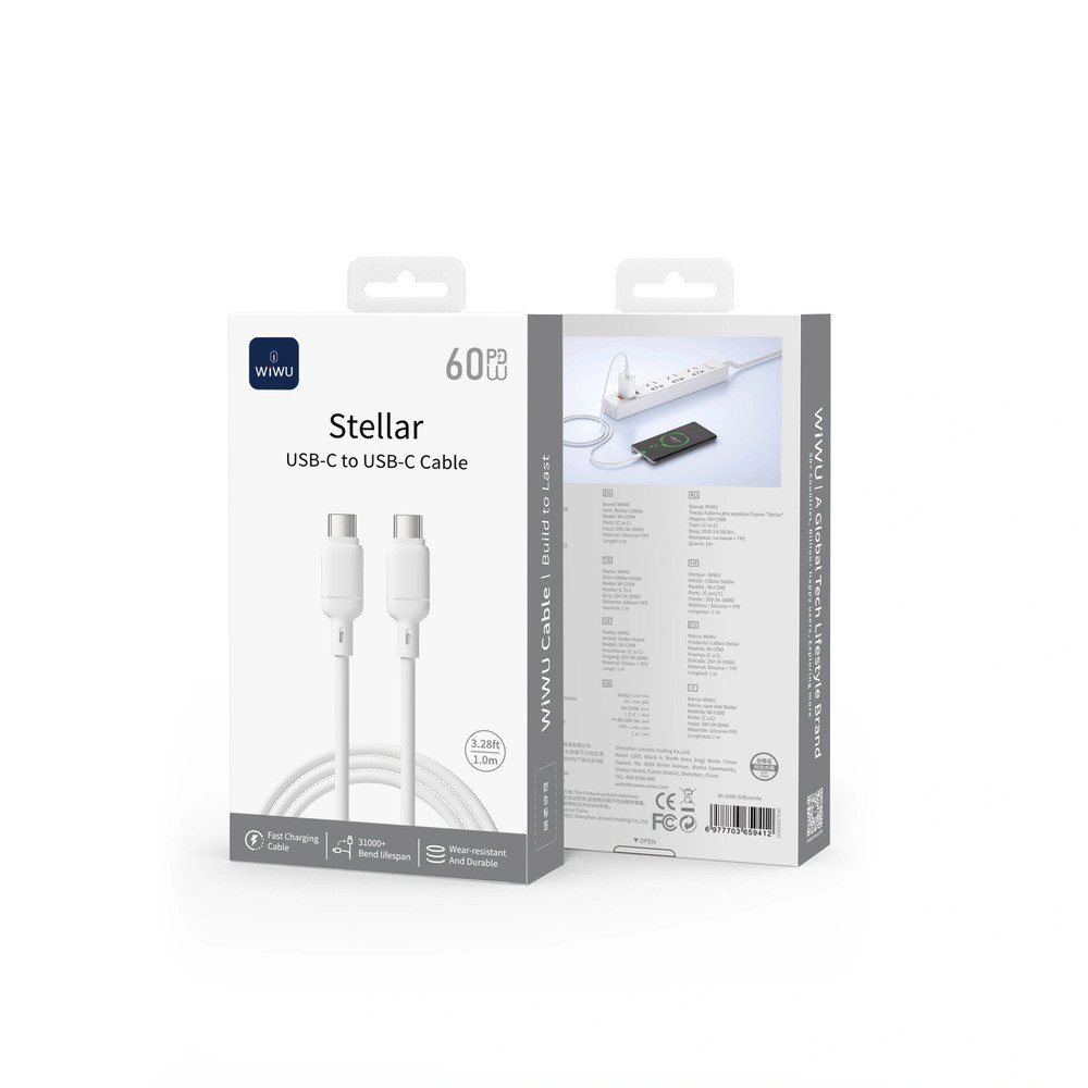 Кабель WIWU Stellar Series Cable C-C Wi-C090 1M Одеса - фото 2