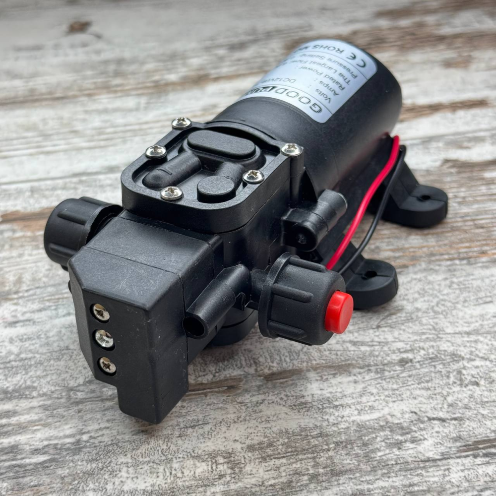 Насос водяной мембранный 12В 6л/мин 72Вт 130psi, насос высокого давления для воды Киев - изображение 3