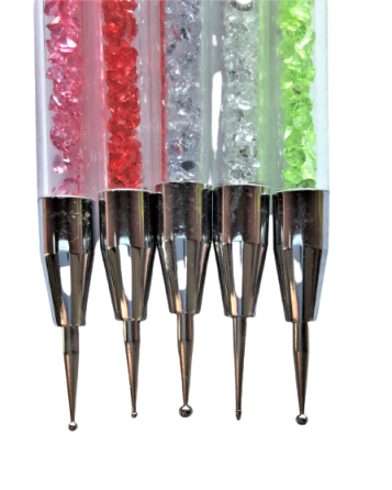 Дотс двухсторонний набор 5 шт декор кристаллы. Киев