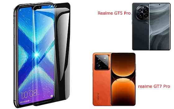 Защитное стекло NeoGlass для Realme GT5 Pro, realme GT7 Pro – ультрапрозрачное и устойчивое Киев