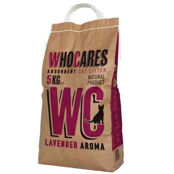 Who Cares WC Lavander ВИСИ ЛАВАНДА впитывающий наполнитель для кошачьего туалета Киев