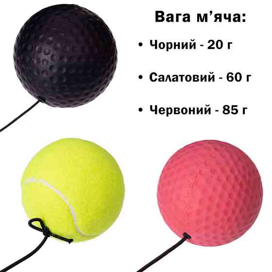 EasyFit Набір для боксу EasyFit Fight Ball Set 3 Коломия