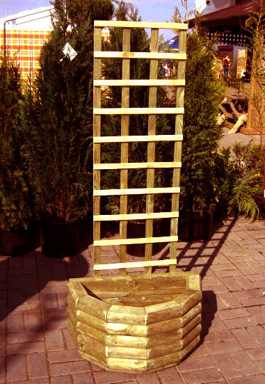 Кашпо со шпалерой 