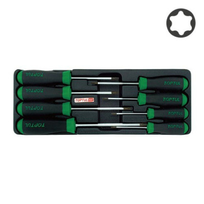 Набор отверток Toptul TORX T9-T40 8шт. (в ложементе, тип А) (GAAT0813) Винница - изображение 1