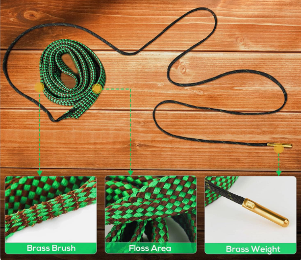 Шнур для чистки ствола зброї калібру 22, 223, 5.56 мм Київ - фото 7