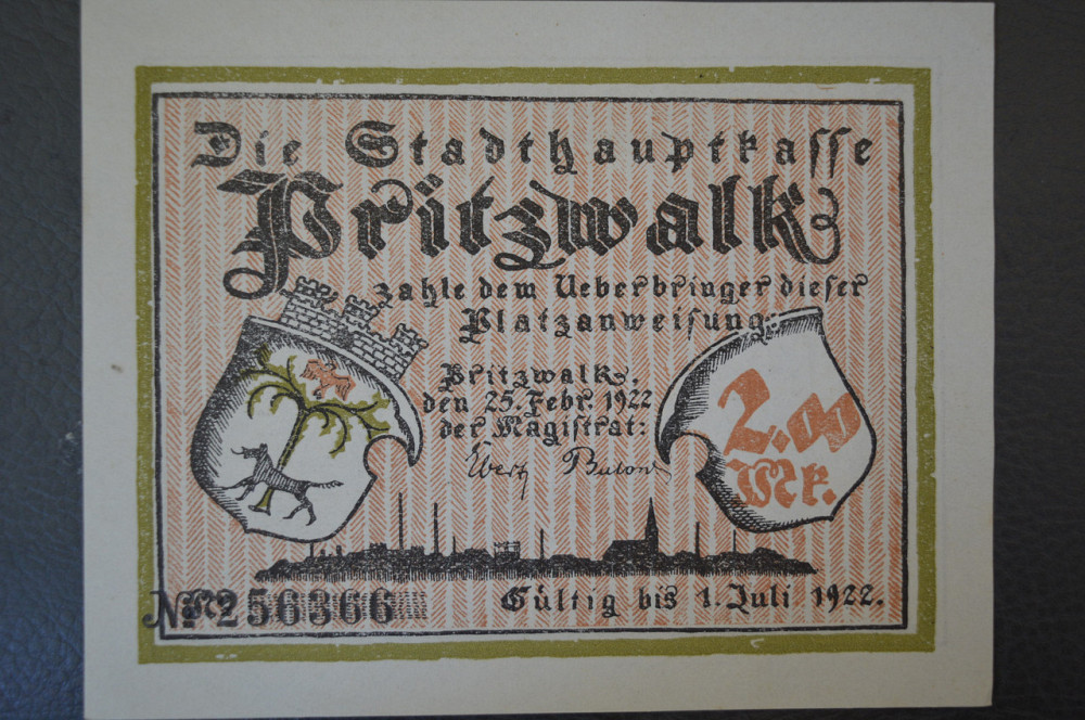 Німеччина. Нотгельд. 2 Mr. ( 11 ) Полтава - фото 1