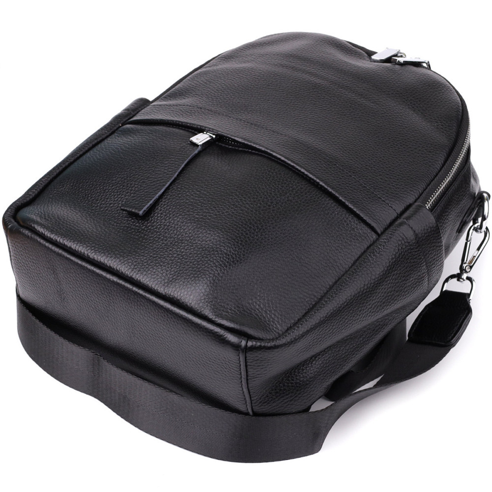 Жіночий рюкзак з натуральної шкіри Vintage 23060 Чорний Київ - фото 6