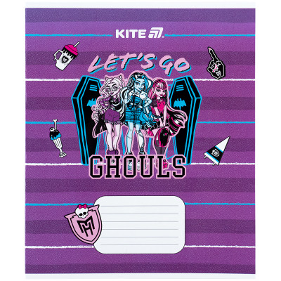 Тетрадь Kite Monster High, 12 листов, косая линия (MH25-235) Винница - изображение 8