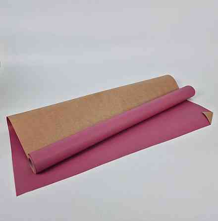 Рулон 8 м бумага подарочная тонированная (36) для цветов (h660) №11 Малиновый (1 шт) Харьков