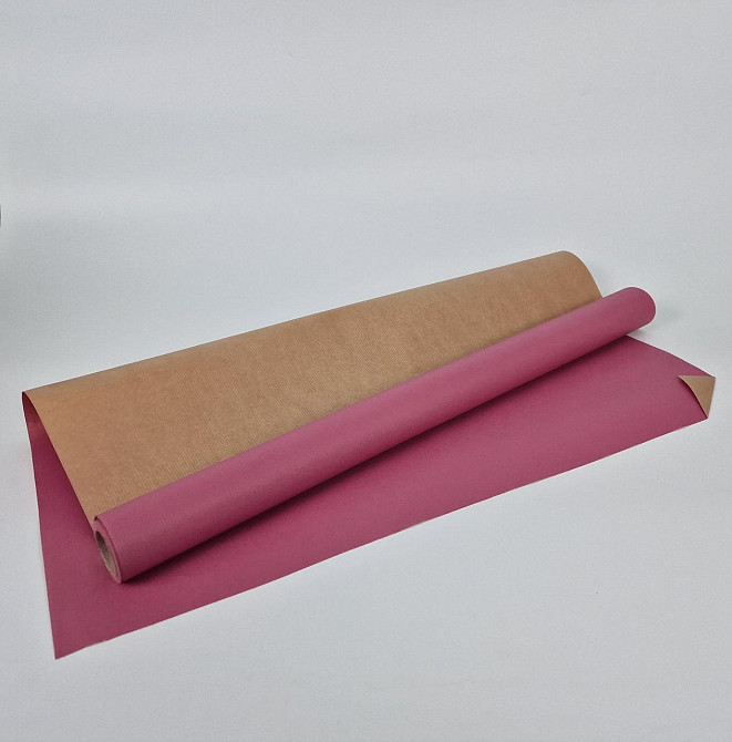 Рулон 8 м бумага подарочная тонированная (36) для цветов (h660) №11 Малиновый (1 шт) Харьков - изображение 1