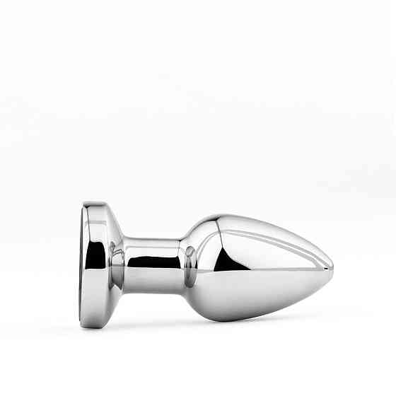Металевий вібро-плаг Metal Butt Plug S з USB-заряджанням та пультом керування Sex Aura Київ