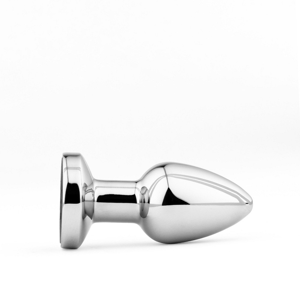 Металевий вібро-плаг Metal Butt Plug S з USB-заряджанням та пультом керування Sex Aura Київ - фото 3