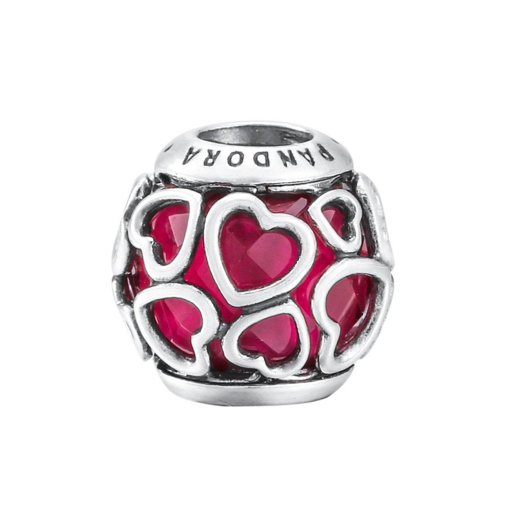 Срібна намистина Пандора  "Ажурні серця" 792036NCC MasterSem Київ - фото 2