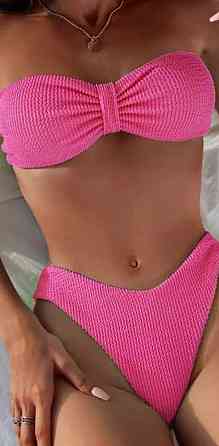 Купальник жіночий роздільний жатка Рожевий S Харків