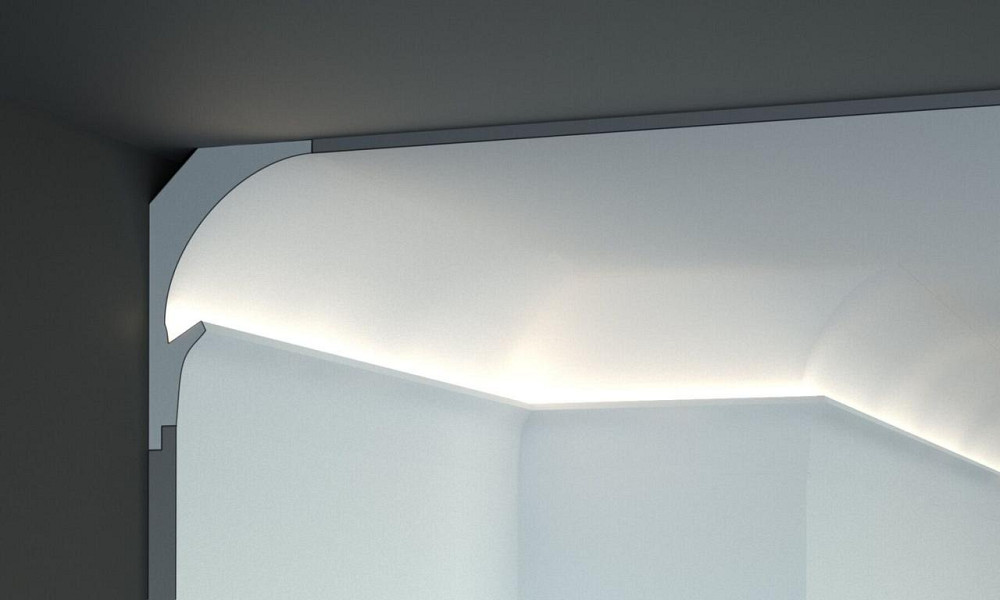 Карниз для LED освітлення серія D Tesori KD 202 Дніпро - фото 2