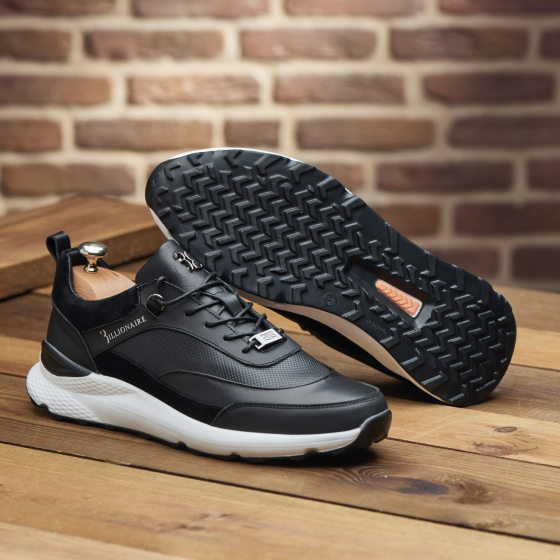 Шкіряні брендові чоловіче взуття чорного кольору М-163 більенер-ч/б Харків