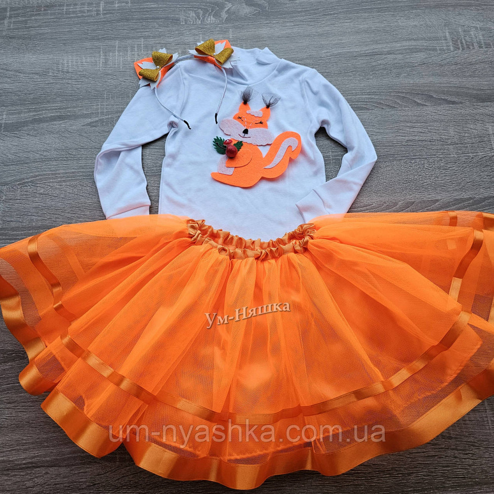 Костюм Морквини Помаранчева пишна спідничка + пришивная морквина + Обідок Кривий Ріг - фото 9