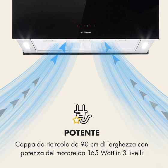 Витяжка підвісна Klarstein XL (Німеччина) 90 см Рівне