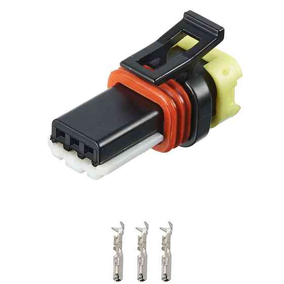 Роз'єм конектор 3-кон., Корректор Фар, 1-936527-2, 936527-2, TE Корея універс., Hyundai, Kia Київ