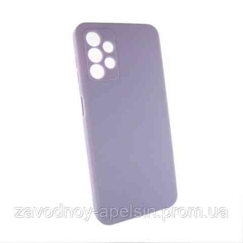 Samsung A13 A135 Чехол силиконовый Защита камеры (лиловый) Одесса