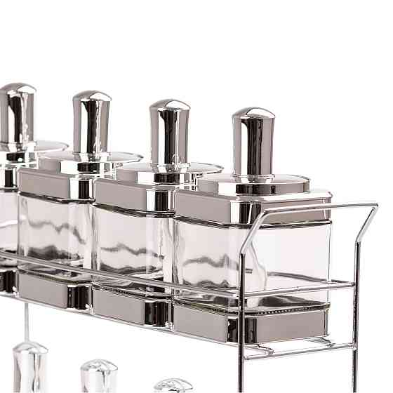 Набір скляних банок для сипучих продуктів, 8 шт. Київ